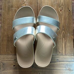 Reef banded horizon 2.5 slide sandal